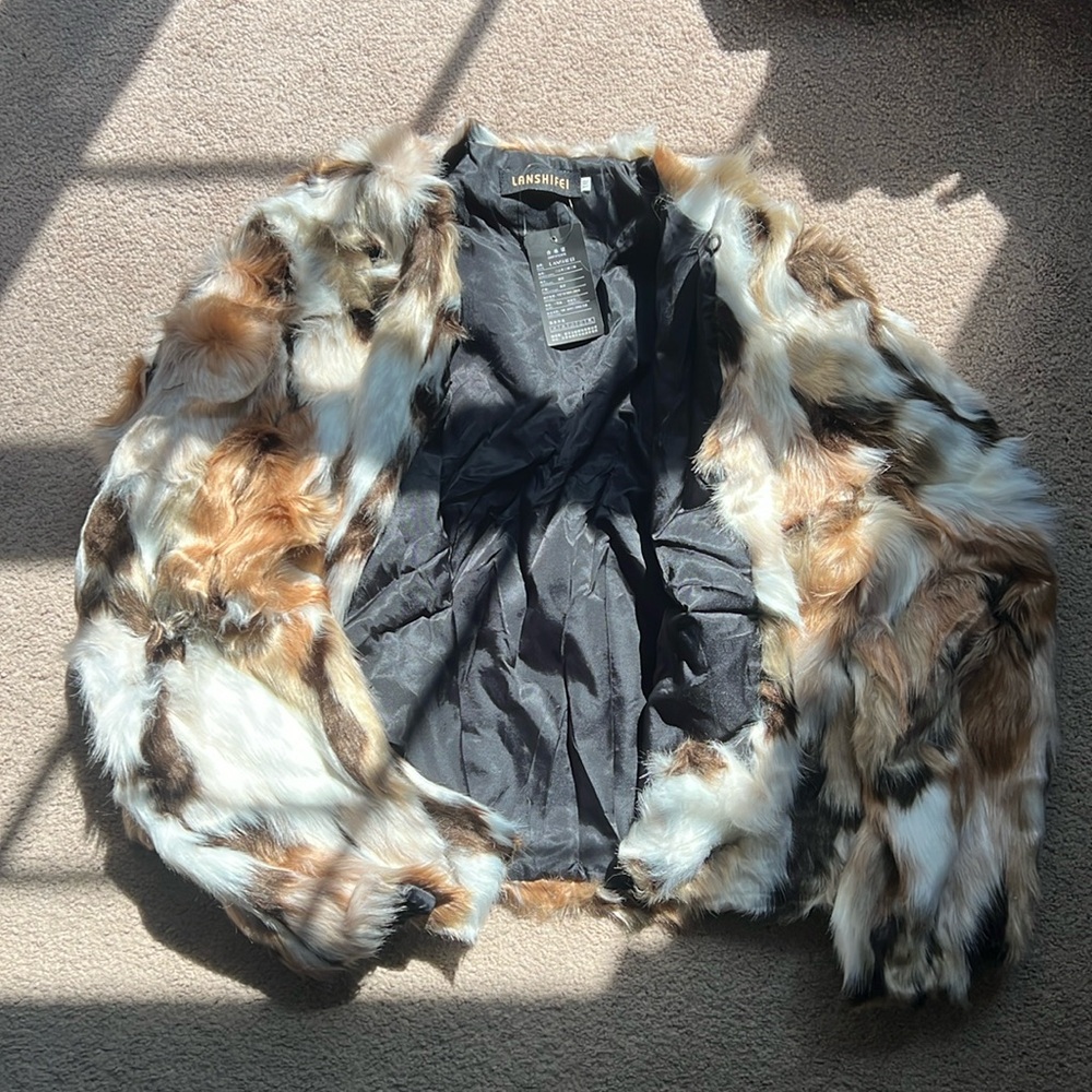 NWT Faux Fur Jacket
